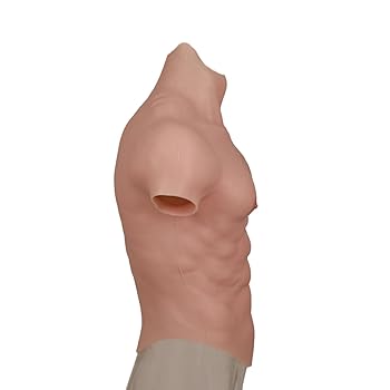 長袖筋肉スーツジッパー付き（傷あり） Amazon.co.jp: [Kinnikusutu] シリコン筋肉スーツ ファスナー